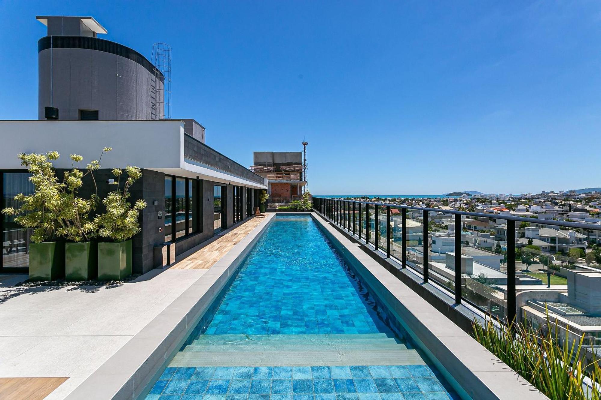 Wi-Fi 300Mb | Rooftop Com Piscina Em Jurere #Ja15 Florianopolis Exterior photo